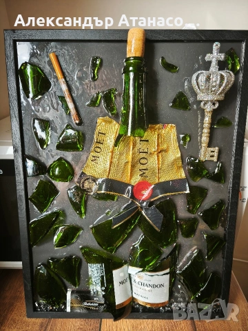 Картини с бутилки, снимка 13 - Декорация за дома - 50296302