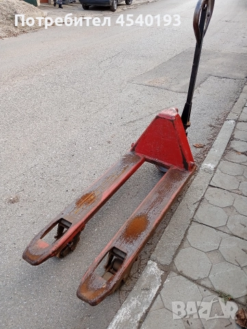 Палетна количка , снимка 2 - Други машини и части - 52685722