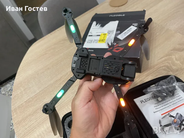 дрон Plegble PL-510 с HD камера, FPV и 2 батерии – Пълен комплект, снимка 10 - Дронове и аксесоари - 55805713