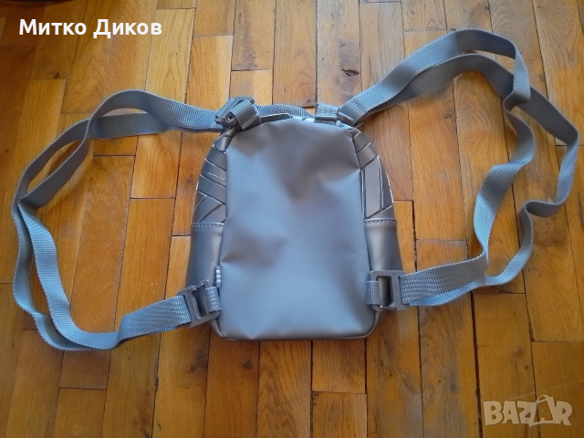 Кожена маркова раница модел adidas BP MINI 3D. 24х16 см нова, снимка 6 - Раници - 53800960
