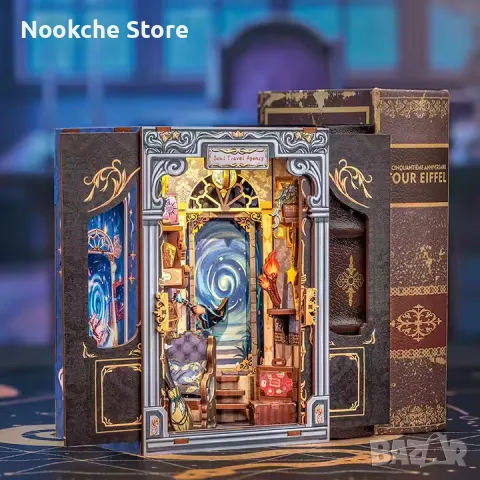 3D Модел за Библиотека, BOOK NOOK, Сглобяем Разделител за Книги, снимка 1 - Други - 49423229