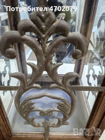 Античен фенер, снимка 3 - Антикварни и старинни предмети - 53022208