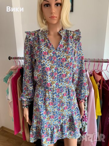 Красива рокля на цветя , снимка 4 - Рокли - 40816389