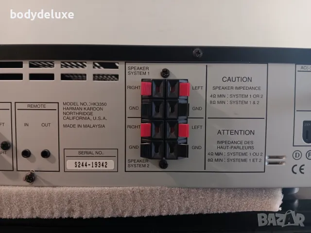harman/kardon HK3350 ресийвър, снимка 4 - Ресийвъри, усилватели, смесителни пултове - 50279973