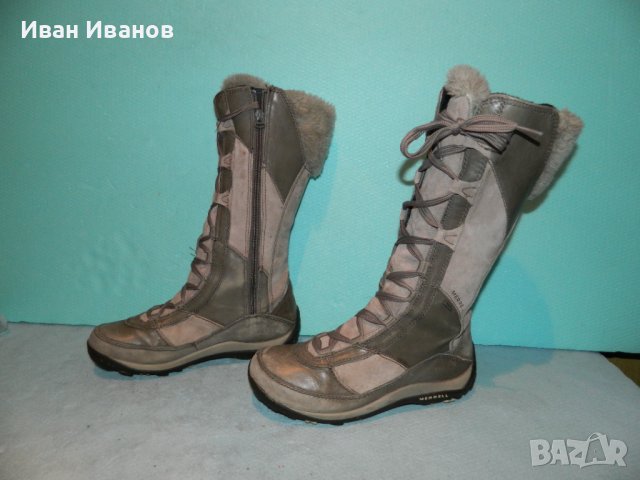 туристически/ зимни ботуши Merrell Prevoz  номер 38, снимка 3 - Дамски ботуши - 39023611