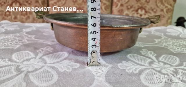 Меден съд с месингови дръжки, снимка 9 - Декорация за дома - 52103278