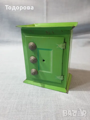 Детска метална играчка-сейф-касичка