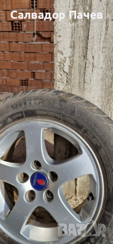 Зимни гуми195/65/R15 с аломиниеви джанти, снимка 5 - Гуми и джанти - 52977715