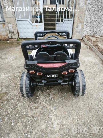 Акумулаторен джип FAST UTV бял TEXAS, снимка 5 - Детски колички - 53536870