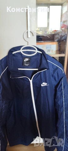 Nike Navy яке горнище размер М, снимка 5 - Спортни дрехи, екипи - 53848129