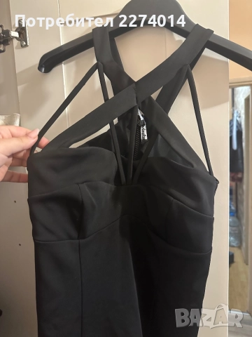 Черна рокля Exclusive , снимка 2 - Рокли - 52196400