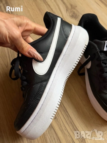 Оригинални дамски кецове Nike Court Vision Alta Leather! 41 н, снимка 6 - Кецове - 52188641