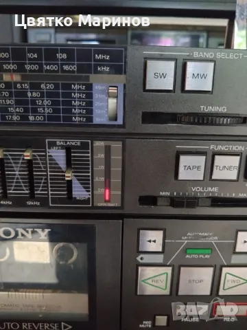 Радио касетофон Sony CFS 9000, снимка 7 - Радиокасетофони, транзистори - 50273747