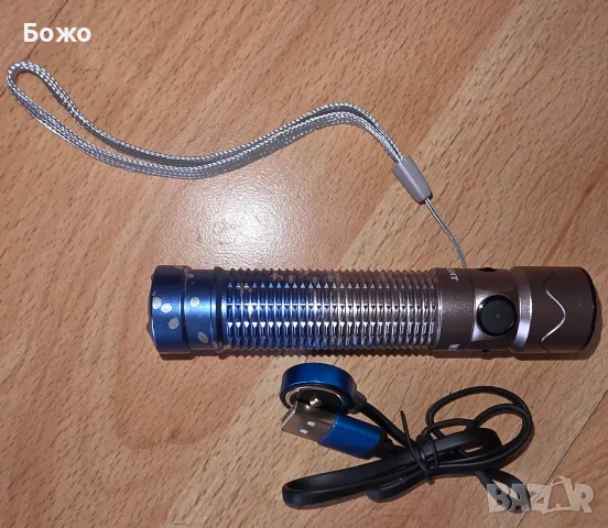 Нов LED фенер Olight Warrior Mini 2 (до 1750 лумена) - планиско синьо, снимка 4 - Къмпинг осветление - 56152967