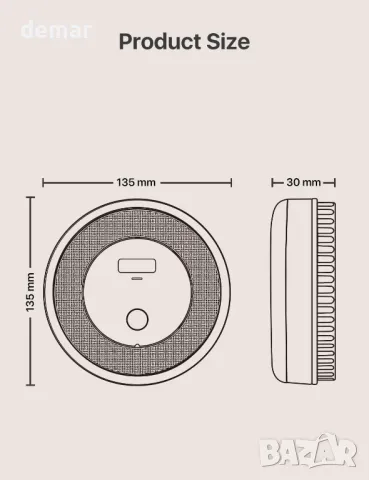 X-Sense Wi-Fi комбиниран детектор за дим и въглероден окис, снимка 8 - Други стоки за дома - 49812378