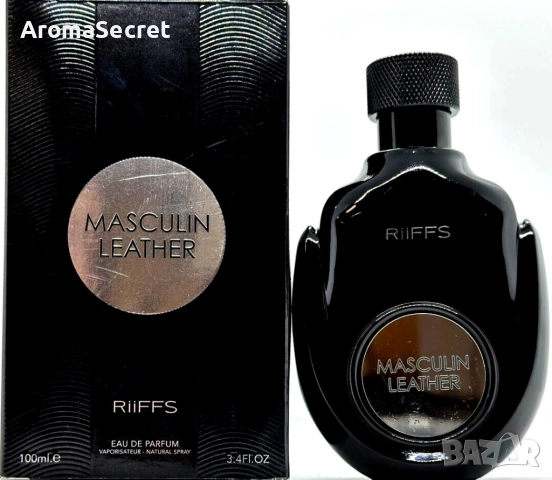 Уникален мъжки Арабски парфюм Masculin Leather RiiFFS Eau De Parfum 100ml.