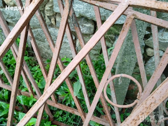 Интериорна ограда,истинско ковано желязо,стара изработка, снимка 3 - Огради и мрежи - 34437268