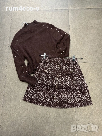 Кашмирена пола в 2 цвята , снимка 2 - Поли - 52528376