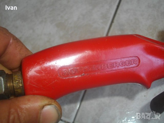 Газов Поялник-Пълен Комплект-Професионален-ROTHENBERGER-С Маркуч 5м и Редуцир Вентил Оригинални-4bar, снимка 7 - Поялници и запояване - 41060953