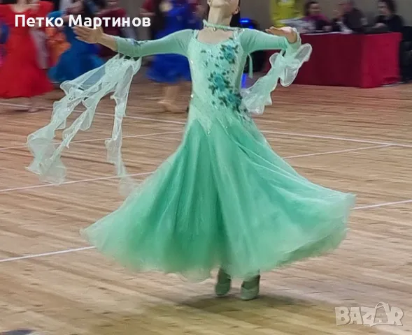 Рокля за спортни танци (стандарт), снимка 4 - Детски рокли и поли - 49609781
