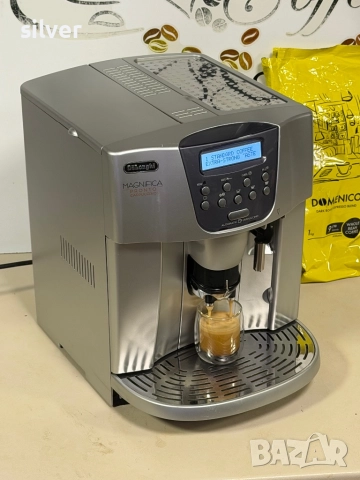 Кафемашина кафе автомат delonghi magnifica pronto с гаранция, снимка 2 - Кафемашини - 52488577