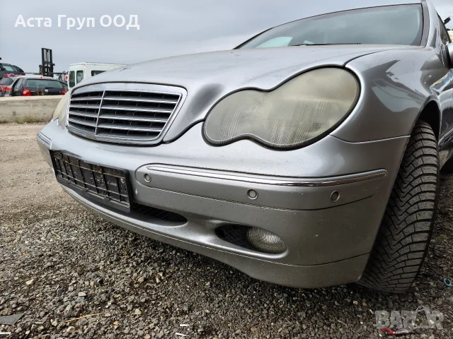 сива предна броня за Мерцедес W203, снимка 2 - Части - 56272279