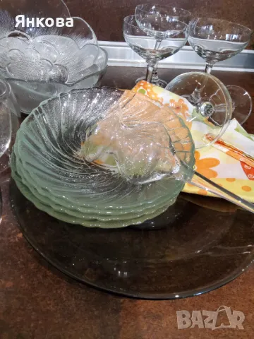 Стъклена посуда комплект с обща цена , снимка 6 - Сервизи - 49957786
