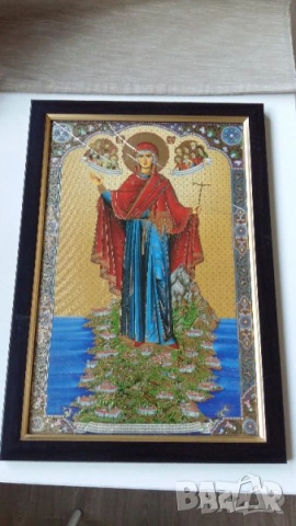 ХОРУГВА НА СВЕТИ МИНА И ДРУГИ ИКОНИ, снимка 10 - Икони - 50037729