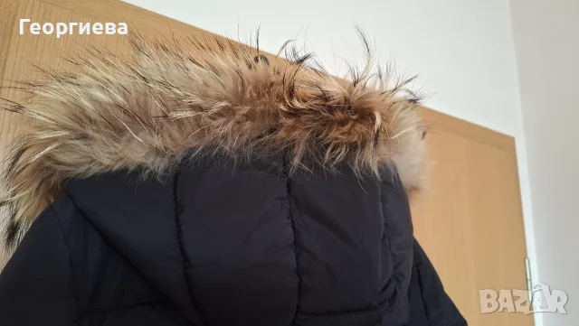 Яке с качулка ест.косъм, снимка 4 - Якета - 56241855