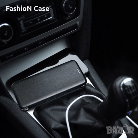 Samsung galaxy S21 PLUS Черен кожен калъф тип тефтер, снимка 10 - Калъфи, кейсове - 52420717