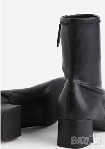 H&M боти / ботуши със заоблени носове есен 2023, снимка 3 - Дамски боти - 44446337