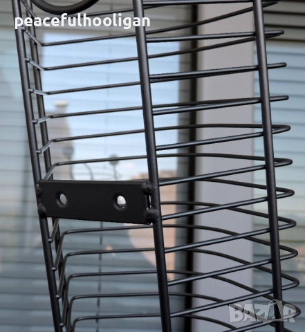 Метални стойки за дискове CD - 2бр, снимка 5 - Етажерки - 52322656