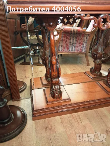 Дървена конзола, снимка 3 - Антикварни и старинни предмети - 56092150