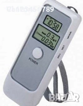 Алкохолен цифров тестер тип дрегер, часовник, аларма и термометър