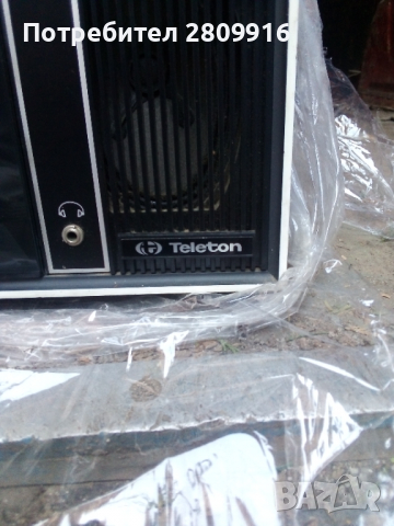 Стар немски телевизор Телетон, снимка 1 - Антикварни и старинни предмети - 36249216