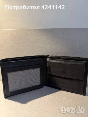 Мъжки портфейл Petek 1885 / черен /, снимка 4 - Портфейли, портмонета - 52597091