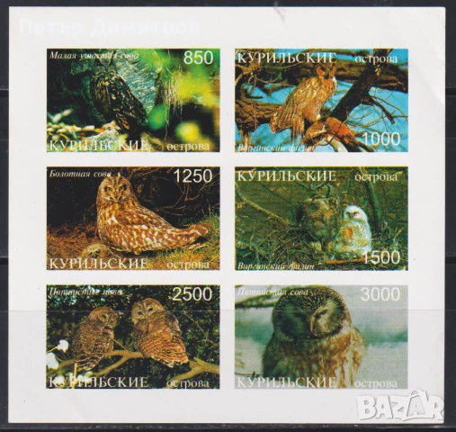 Чисти марки в малък лист Фауна Пеперуди 1997 от Амурска Сахалин Бурятия Курилски острови Русия, снимка 3 - Филателия - 51107910