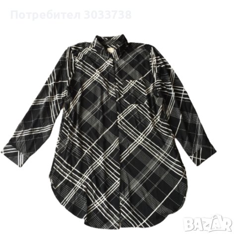 Chico's туника тип риза с дълъг ръкав Размер: 2 (отговаря на L/XL), снимка 1 - Ризи - 41820488