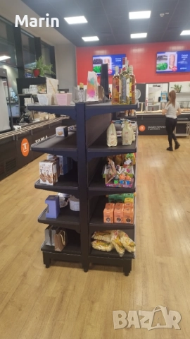 Стелаж островен , снимка 2 - Стелажи и щандове - 52203808