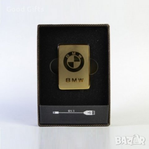 Луксозна USB запалка за цигари с лого на BMW, снимка 4 - Запалки - 39305995