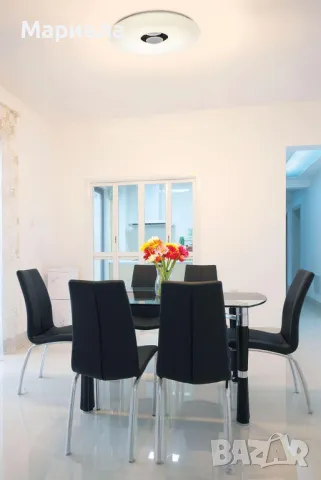 LED Плафон с Bluetooth Колона / 40см. / Димиране / Смяна на Цветовете, снимка 9 - Лед осветление - 50078548