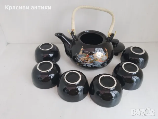 Японски порцелан сервиз, рьчно рисуван