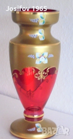 Ваза Bohemia , снимка 3 - Вази - 52893011