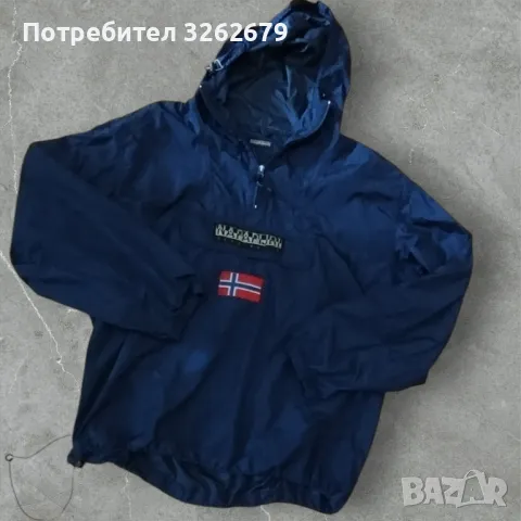 napapijri оригинална ветровка размер L/XL, снимка 1 - Спортни дрехи, екипи - 47713917