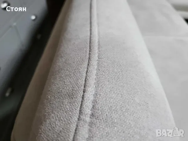  ПРОМОЦИЯ!!!Сиво-бежов ъглов диван от плат Dieter Knoll ZE-EM20075, снимка 3 - Дивани и мека мебел - 48306607