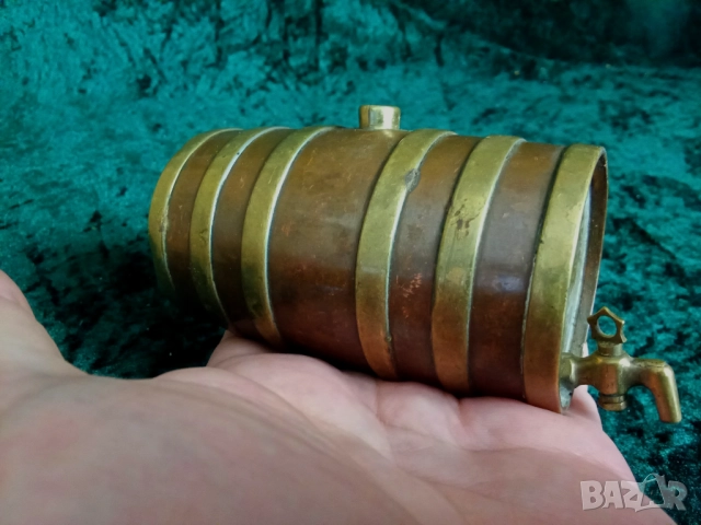 миниатюрна медна бъчва, снимка 5 - Други ценни предмети - 51879411