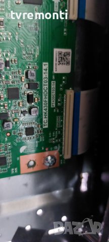 Tcon TC.HK430FHDCT03-14.1 for Hitachi 43HE4205 for 43inc DISPLAY VES430UNDH-N1-N47, снимка 2 - Части и Платки - 41952135