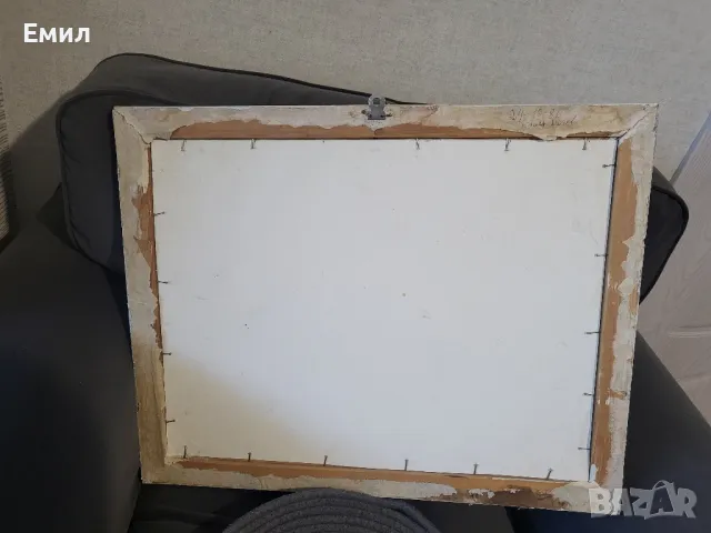 Стара картина български автор , снимка 5 - Колекции - 47491016