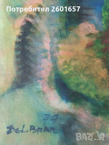 Голяма абстрактна маслена авторска картина, снимка 3 - Картини - 39988813