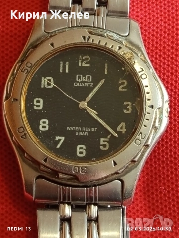 Класически модел мъжки часовник Q/Q QUARTZ много красив 53746